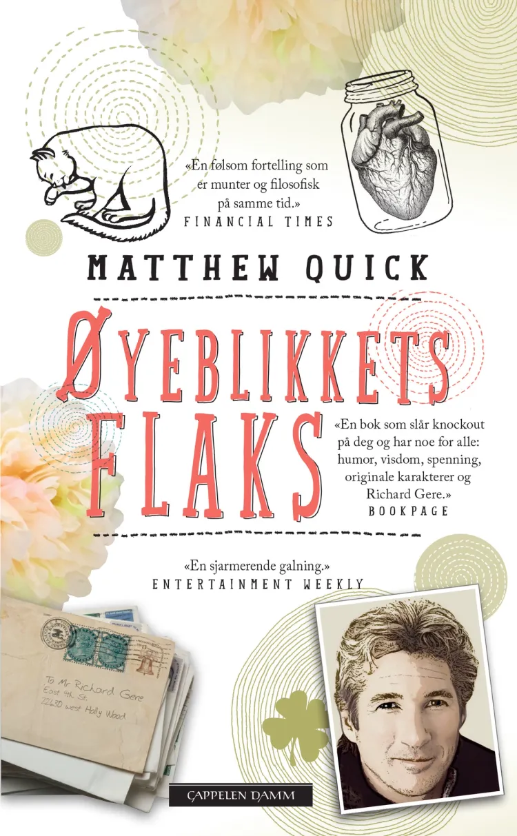 Omslag Øyeblikkets flaks av Matthew Quick (Heftet)