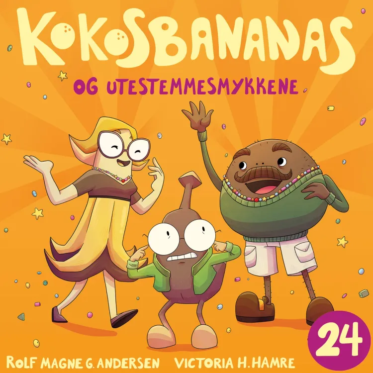 Omslag Kokosbananas og utestemmesmykkene av Rolf Magne G. Andersen (Lydbok)