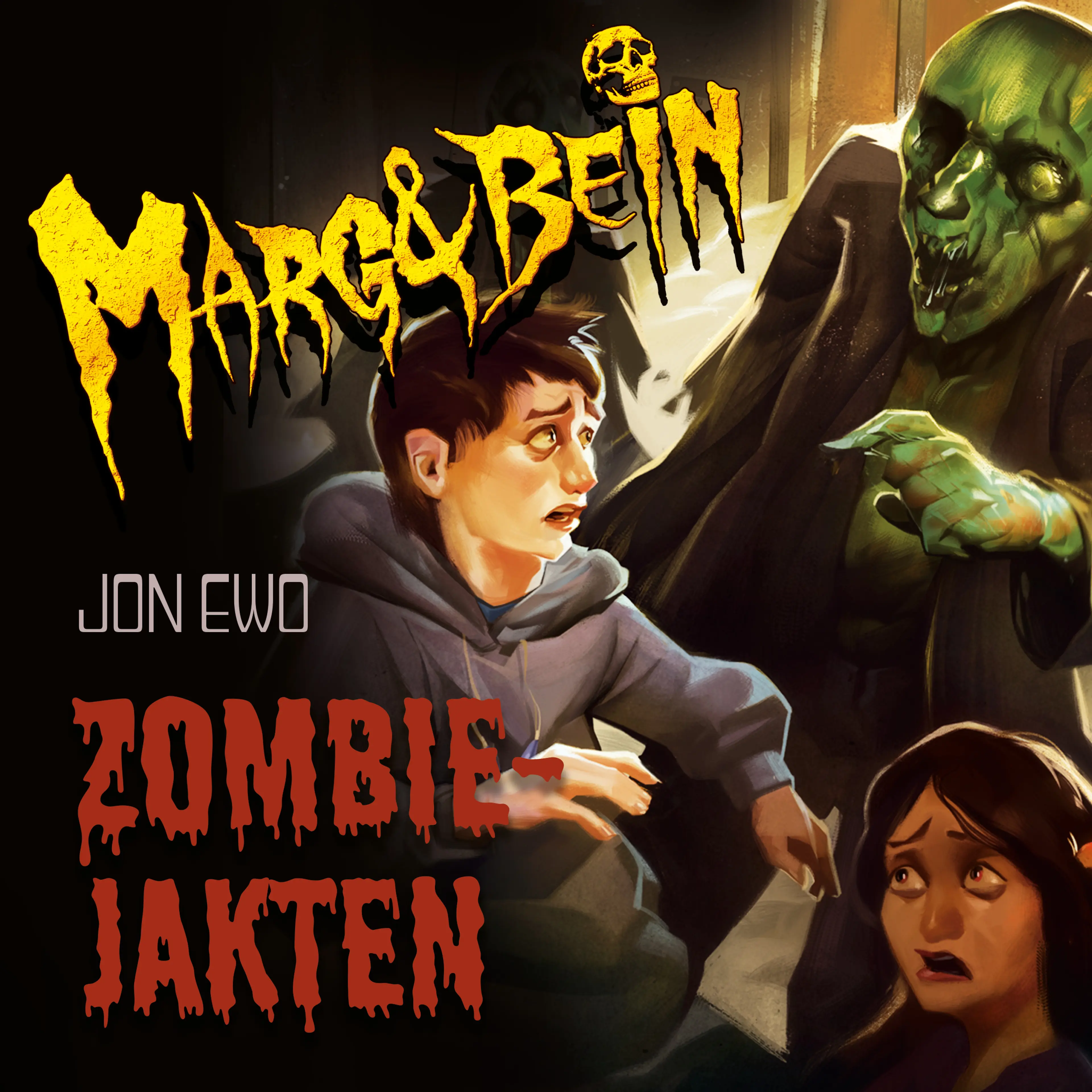 Omslag Zombiejakten av Jon Ewo (Lydbok)