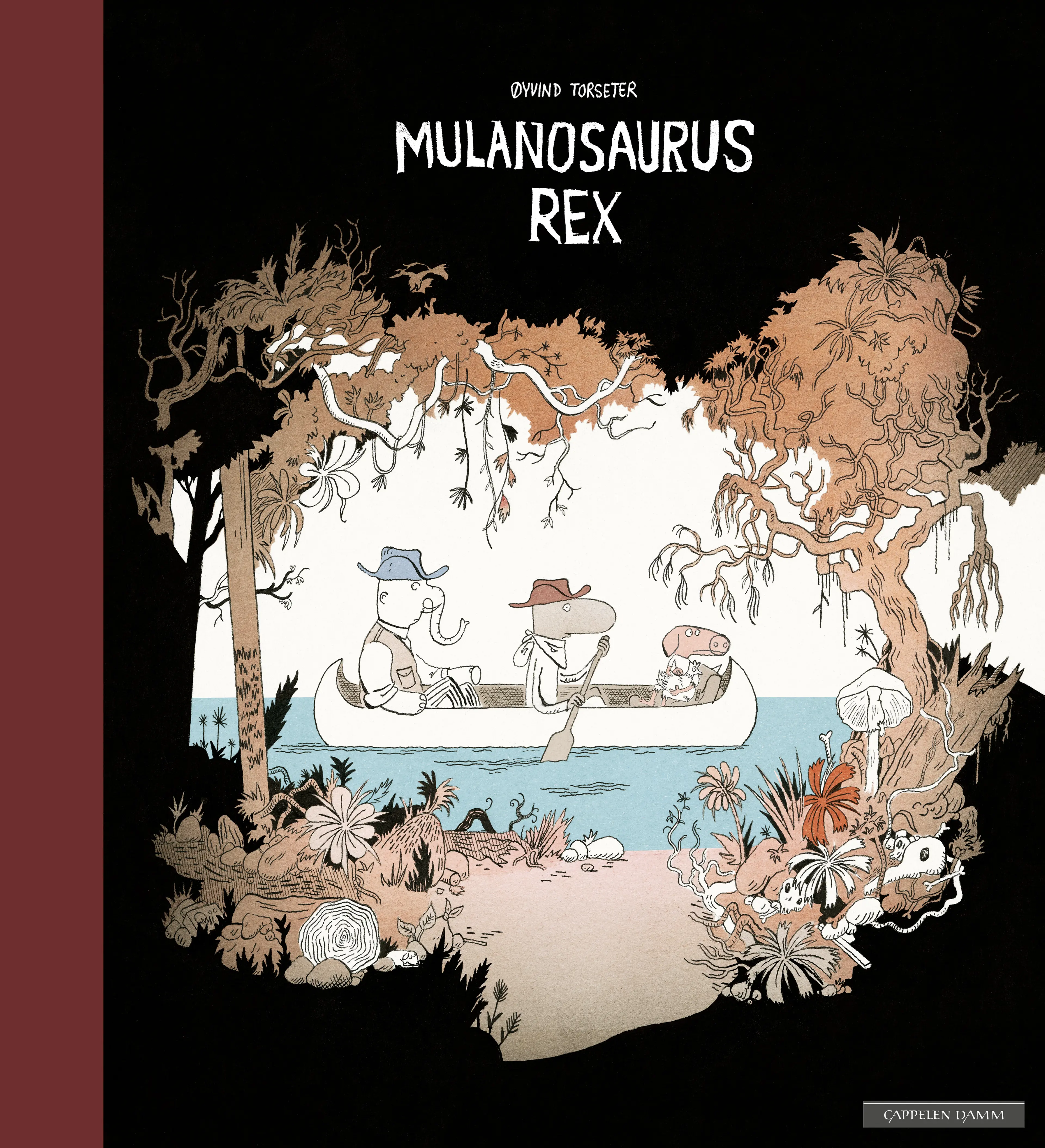 Omslag Mulanosaurus Rex av Øyvind Torseter (Innbundet)