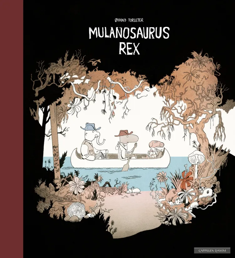 Omslag Mulanosaurus Rex av Øyvind Torseter (Ebok)