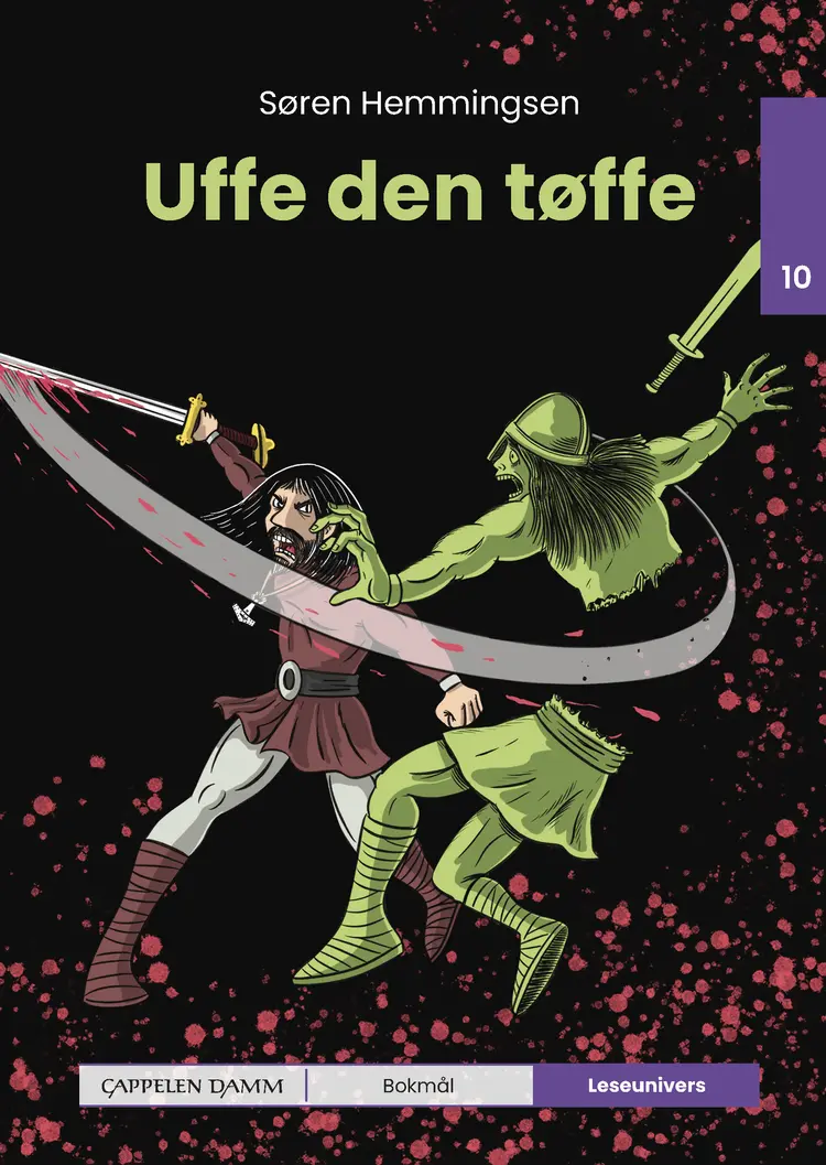 Omslag Leseunivers 10: Uffe den tøffe av Søren Hemmingsen (Innbundet)