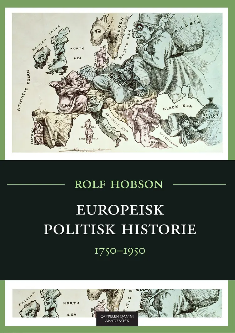 Omslag Europeisk politisk historie av Rolf Hobson (Heftet)
