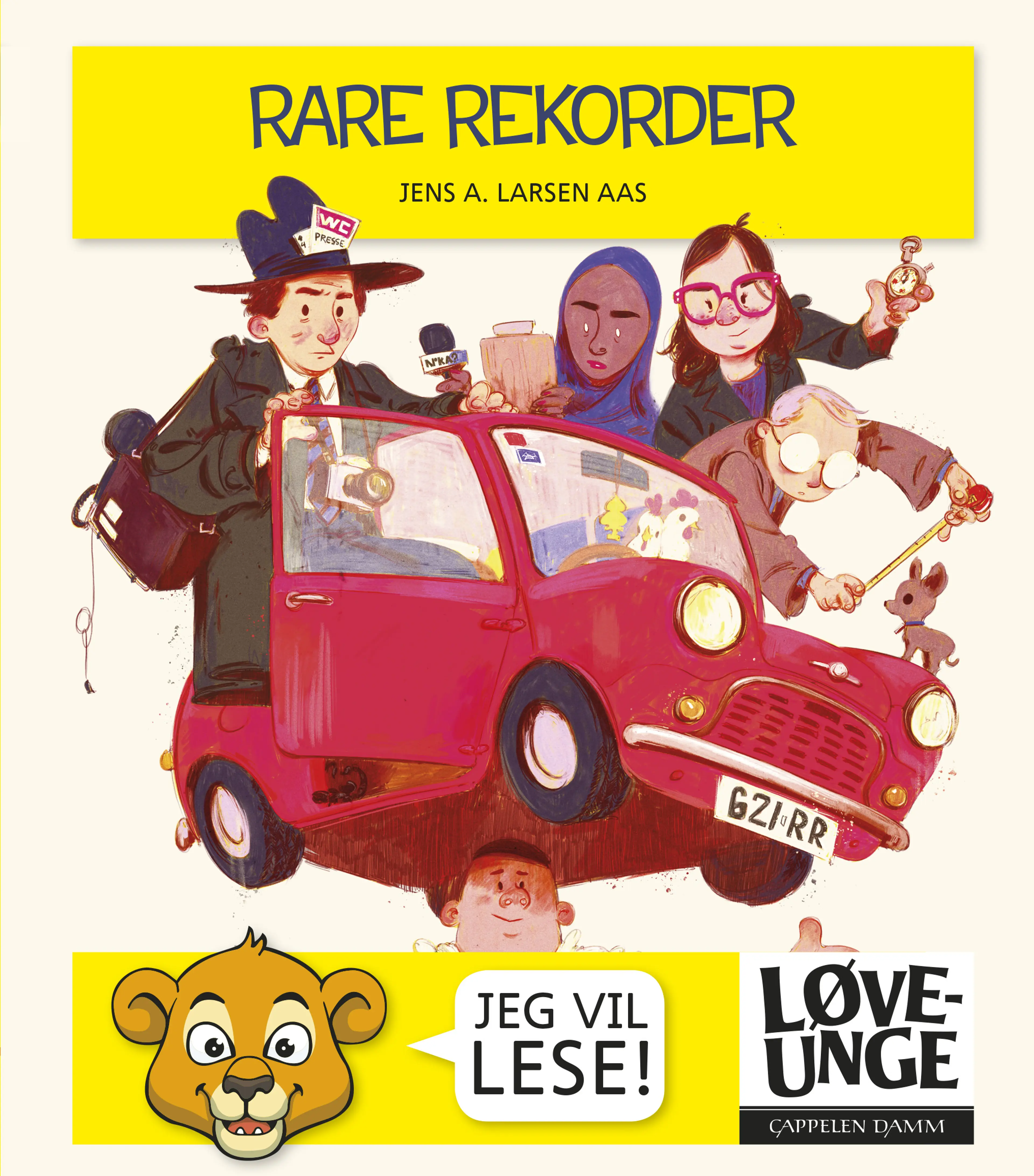 Omslag Løveunge - Rare rekorder (Innbundet)