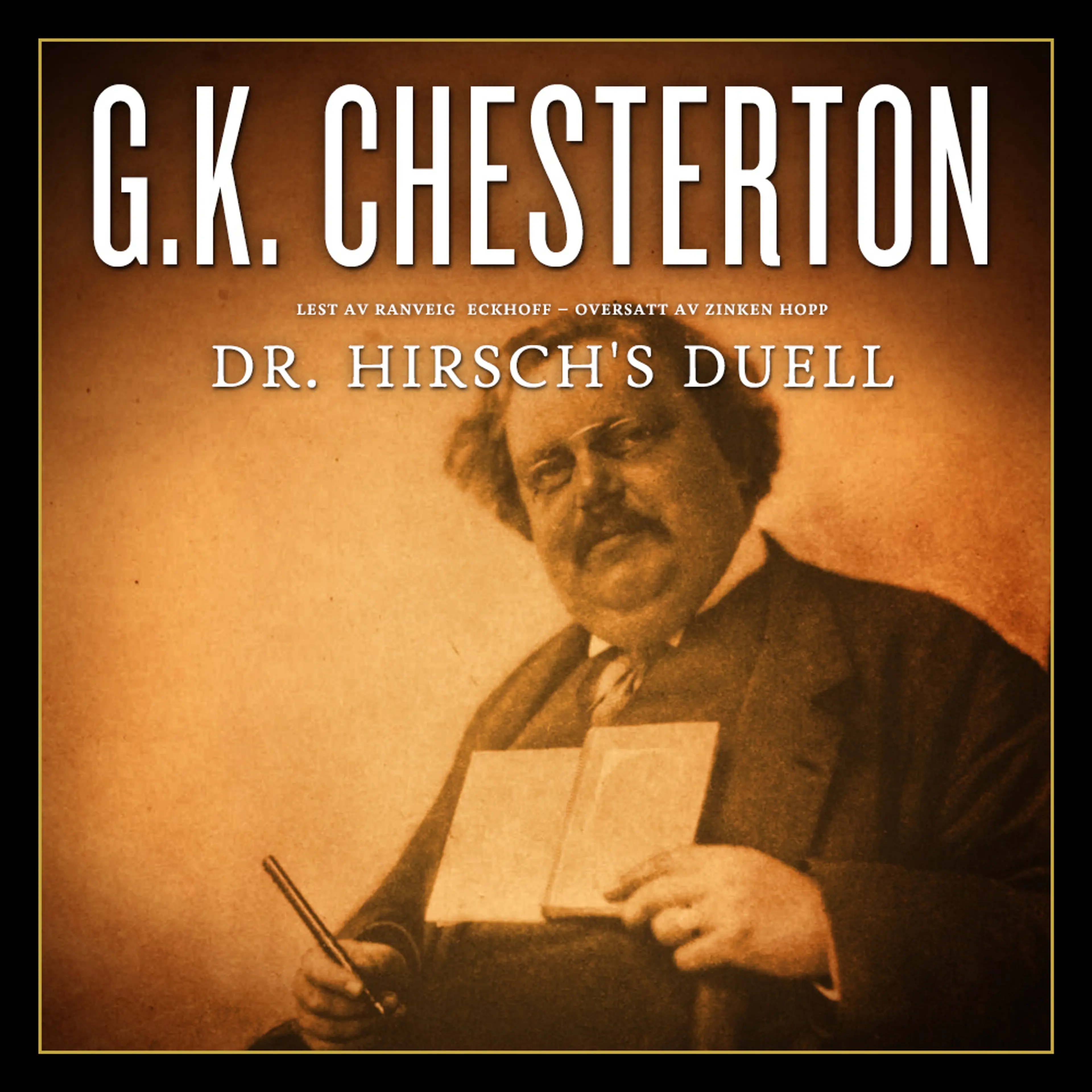 Omslag Dr. Hirsch's duell av G. K. Chesterton (Lydbok)