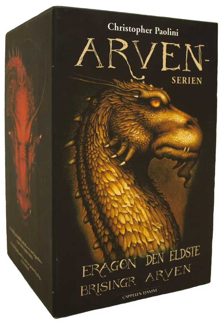 Omslag Arven-serien (4 pocket i boks) av Christopher Paolini (Eske)