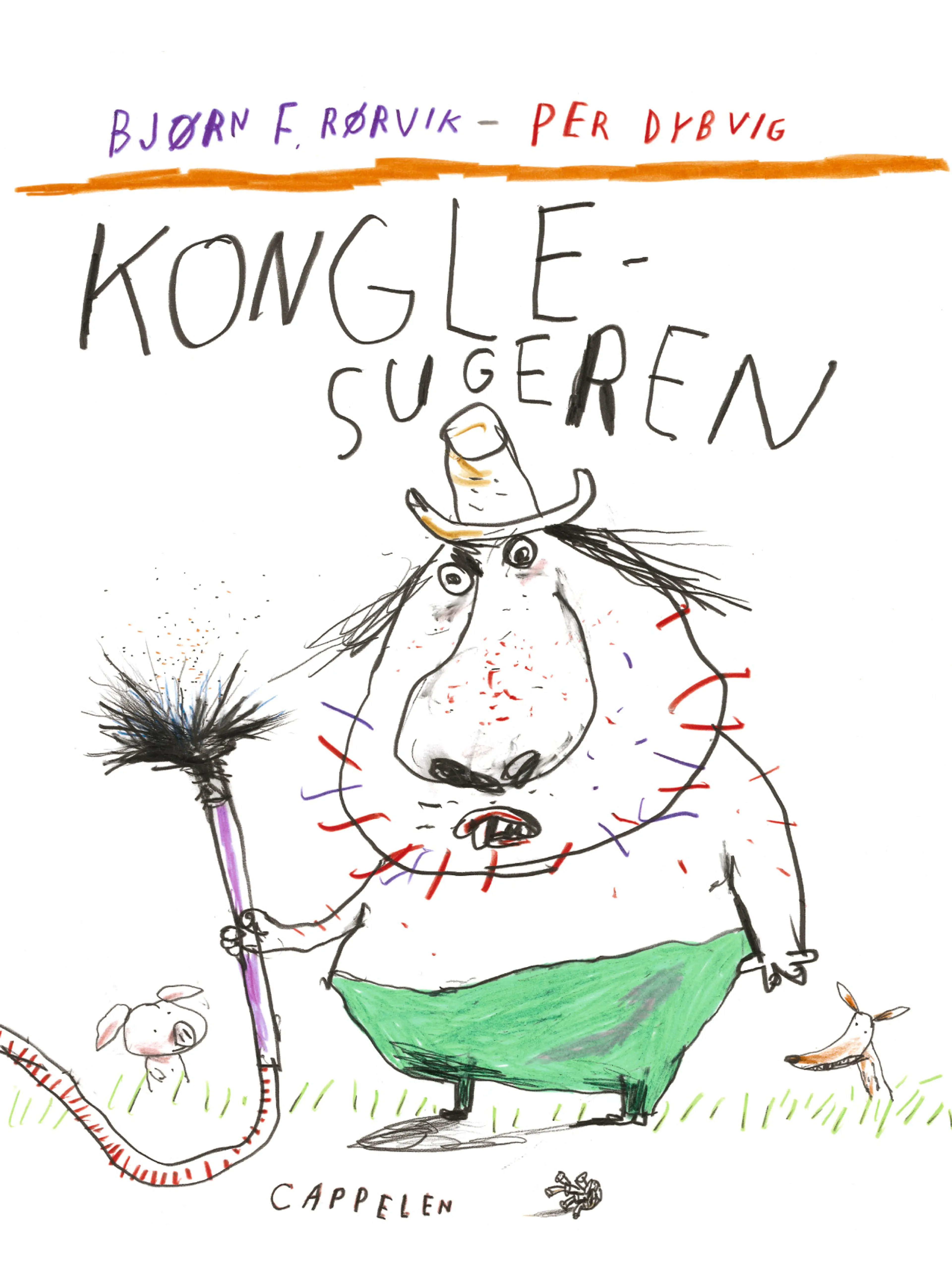 Omslag Konglesugeren av Bjørn F. Rørvik (Innbundet)