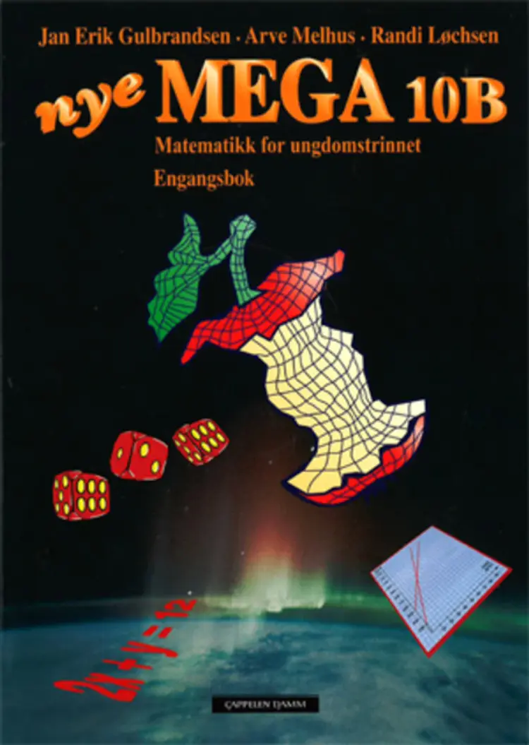 Omslag Nye Mega 10B engangsbok bm av Jan Erik Gulbrandsen, Arve Melhus og Randi Løchsen (Heftet)