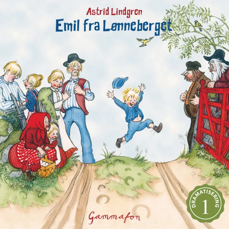 Omslag Emil fra Lønneberget av Astrid Lindgren (Lydbok)