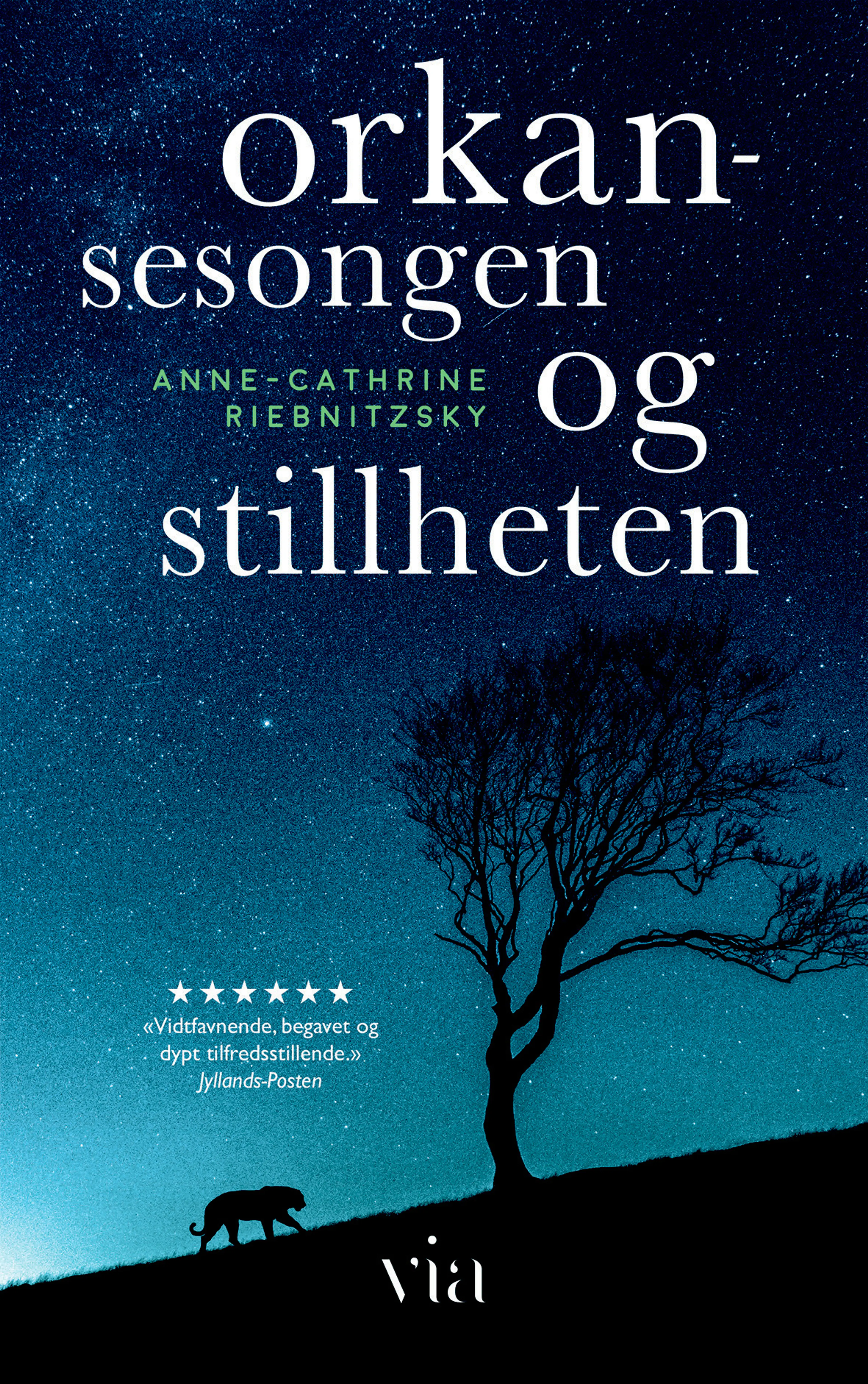 Omslag Orkansesongen og stillheten av Anne-Cathrine Riebnitzsky (Ebok)