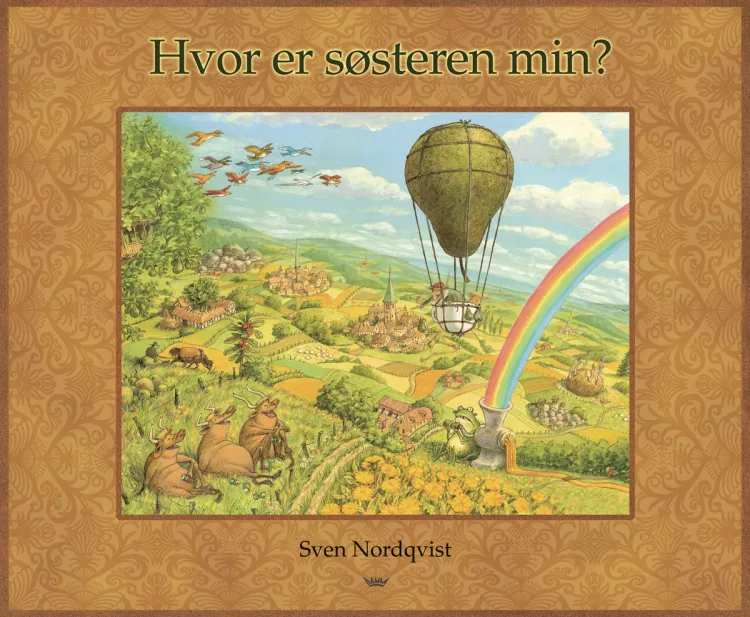 Omslag Hvor er søsteren min? av Sven Nordqvist (Innbundet)