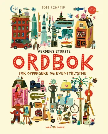 Omslag Verdens største ordbok av Tom Schamp (Innbundet)