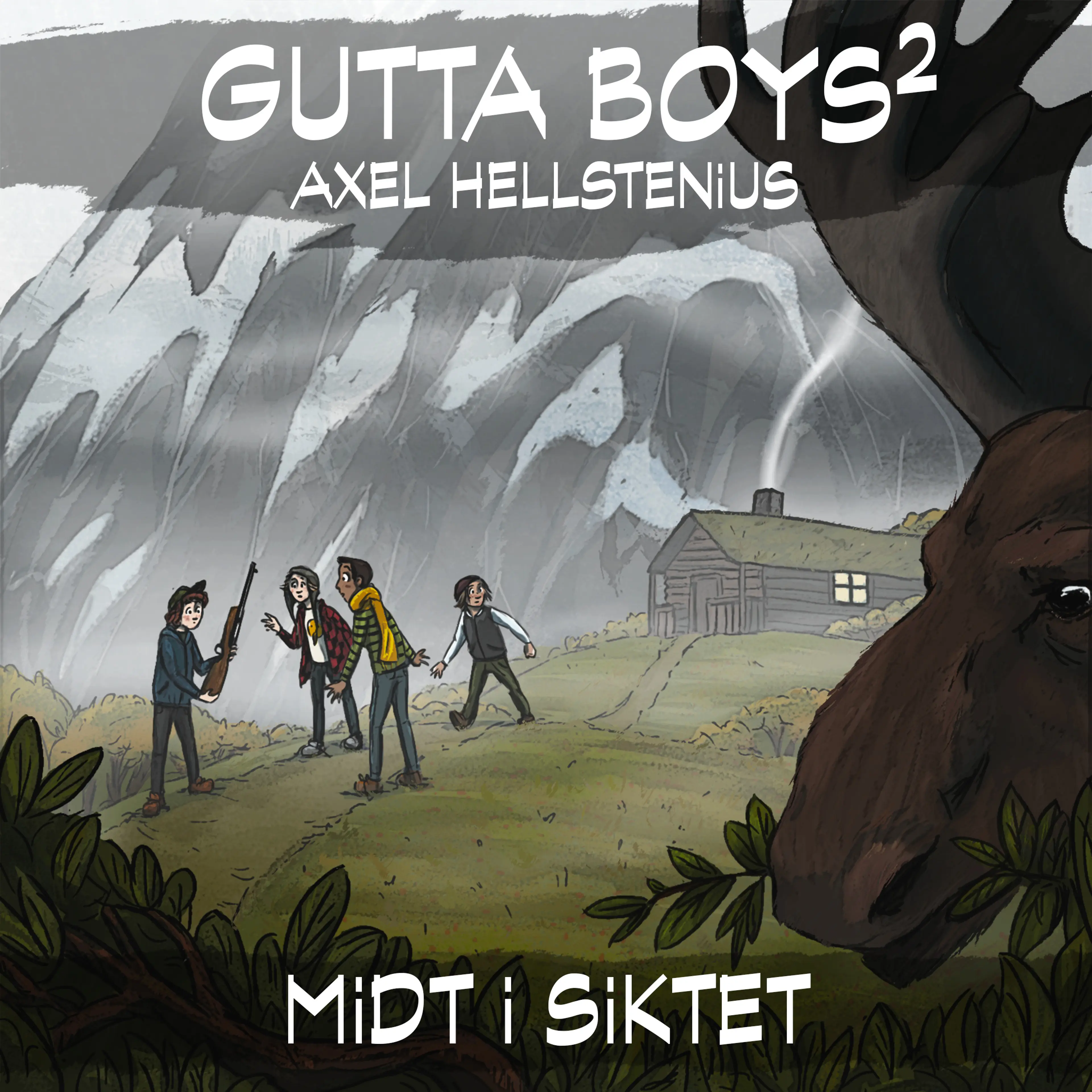 Omslag Midt i siktet av Axel Hellstenius (Lydbok)