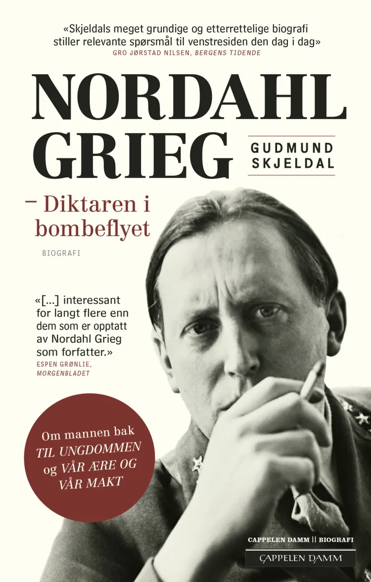 Omslag Diktaren i bombeflyet av Gudmund Skjeldal (Heftet)