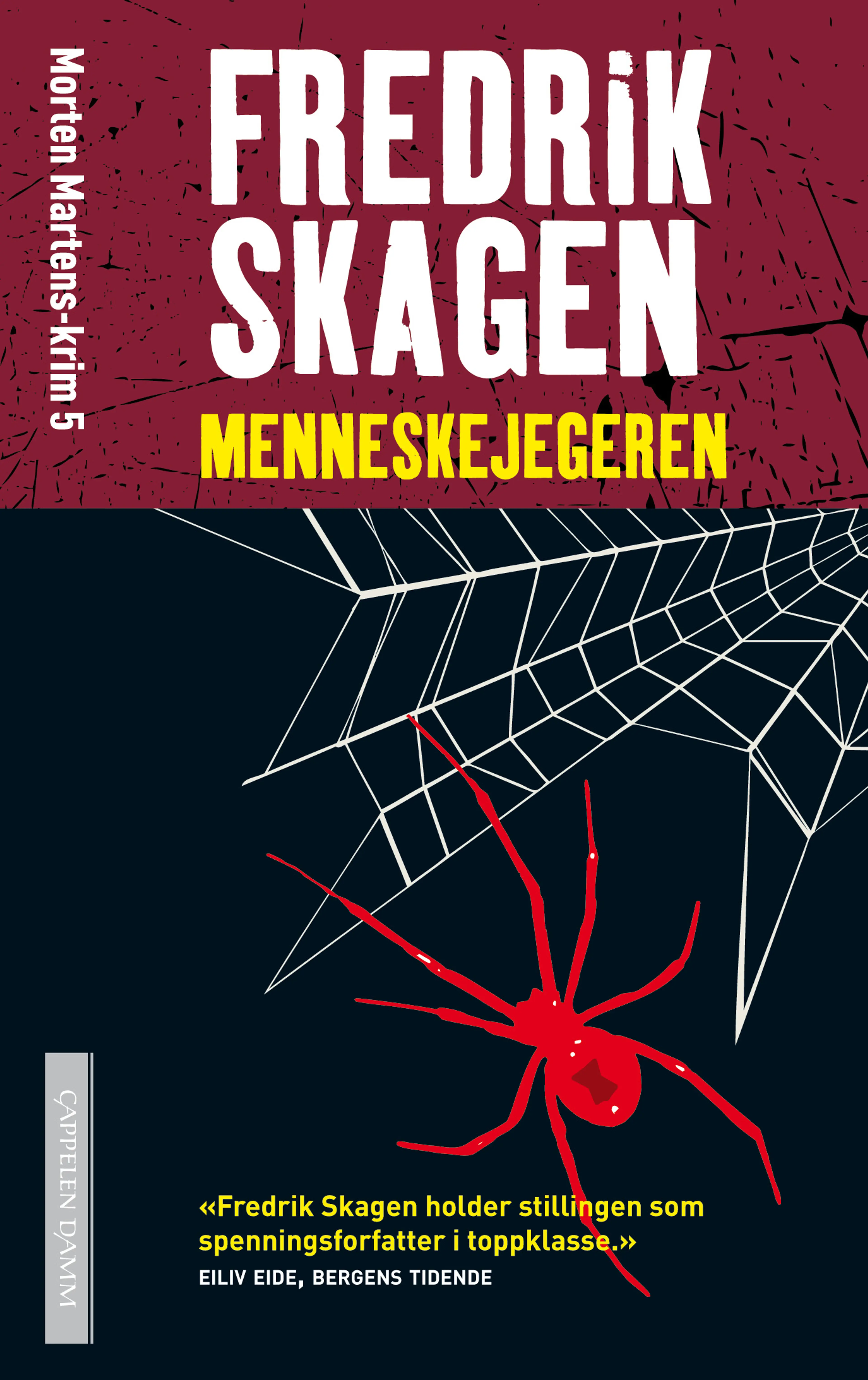 Omslag Menneskejegeren av Fredrik Skagen (Heftet)