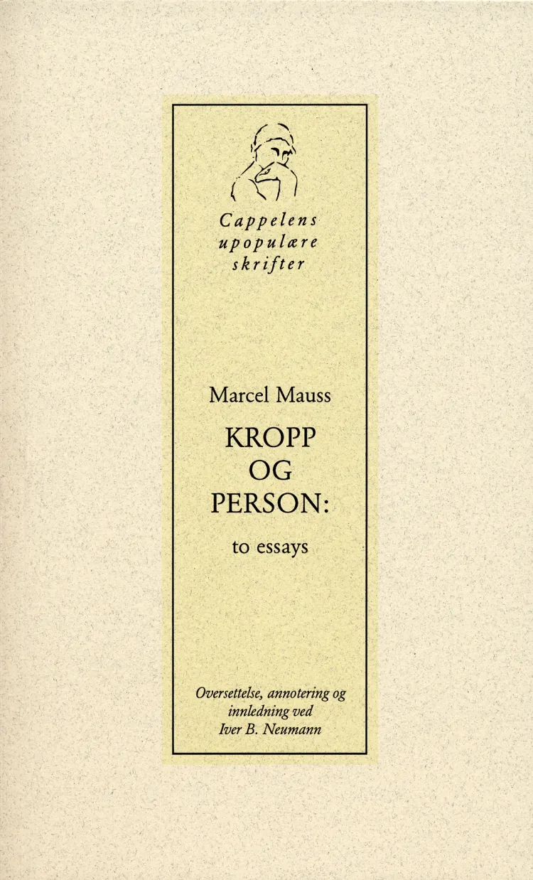 Omslag Kropp og person - To essays av Marcel Mauss (Heftet)
