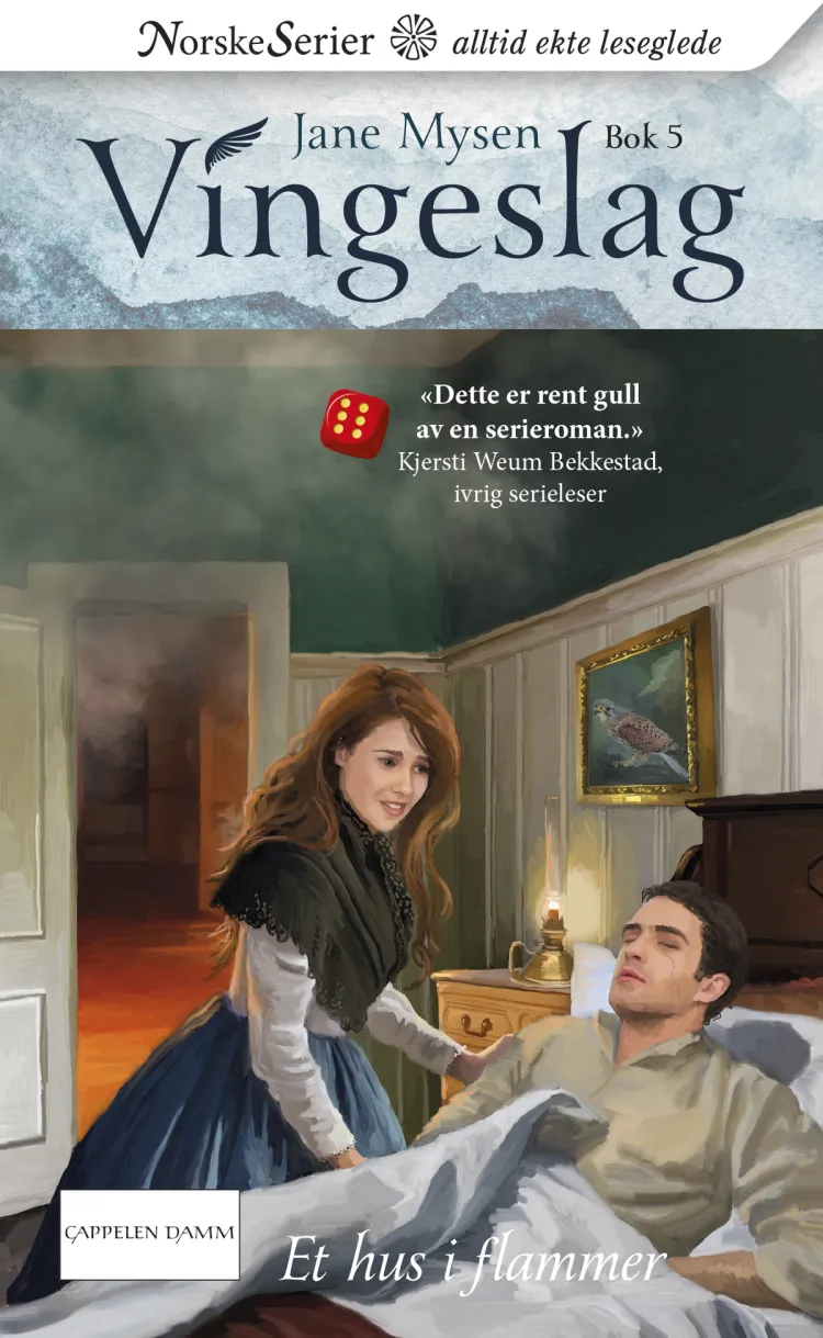 Omslag Et hus i flammer av Jane Mysen (Ebok)