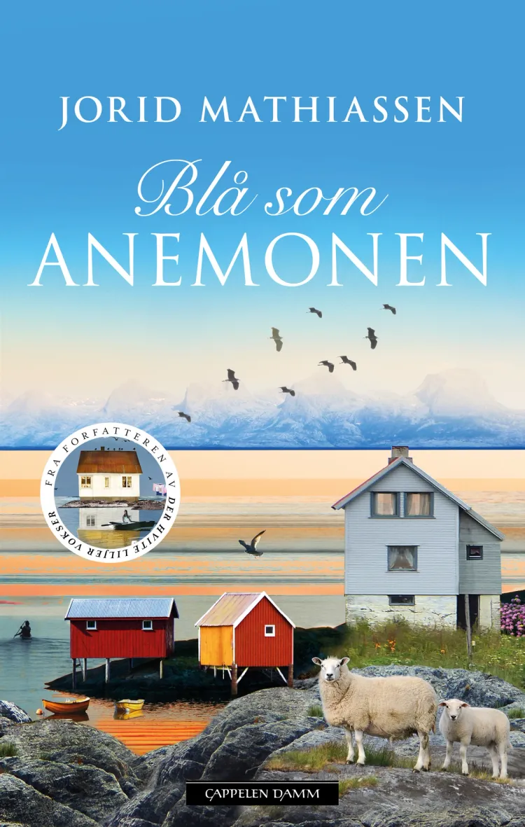 Omslag Blå som anemonen av Jorid Mathiassen (Ebok)