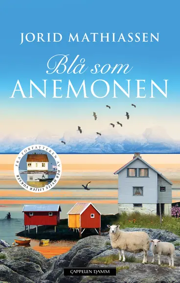 Omslag Blå som anemonen av Jorid Mathiassen (Innbundet)