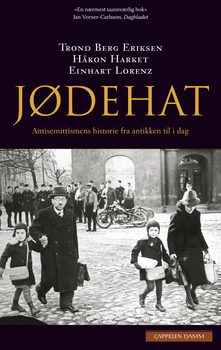 Omslag Jødehat av Trond Berg Eriksen, Håkon Harket og Einhart Lorenz (Heftet)