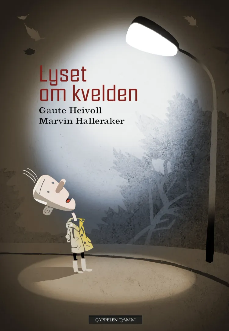 Omslag Lyset om kvelden av Gaute Heivoll og Marvin Halleraker (Innbundet)