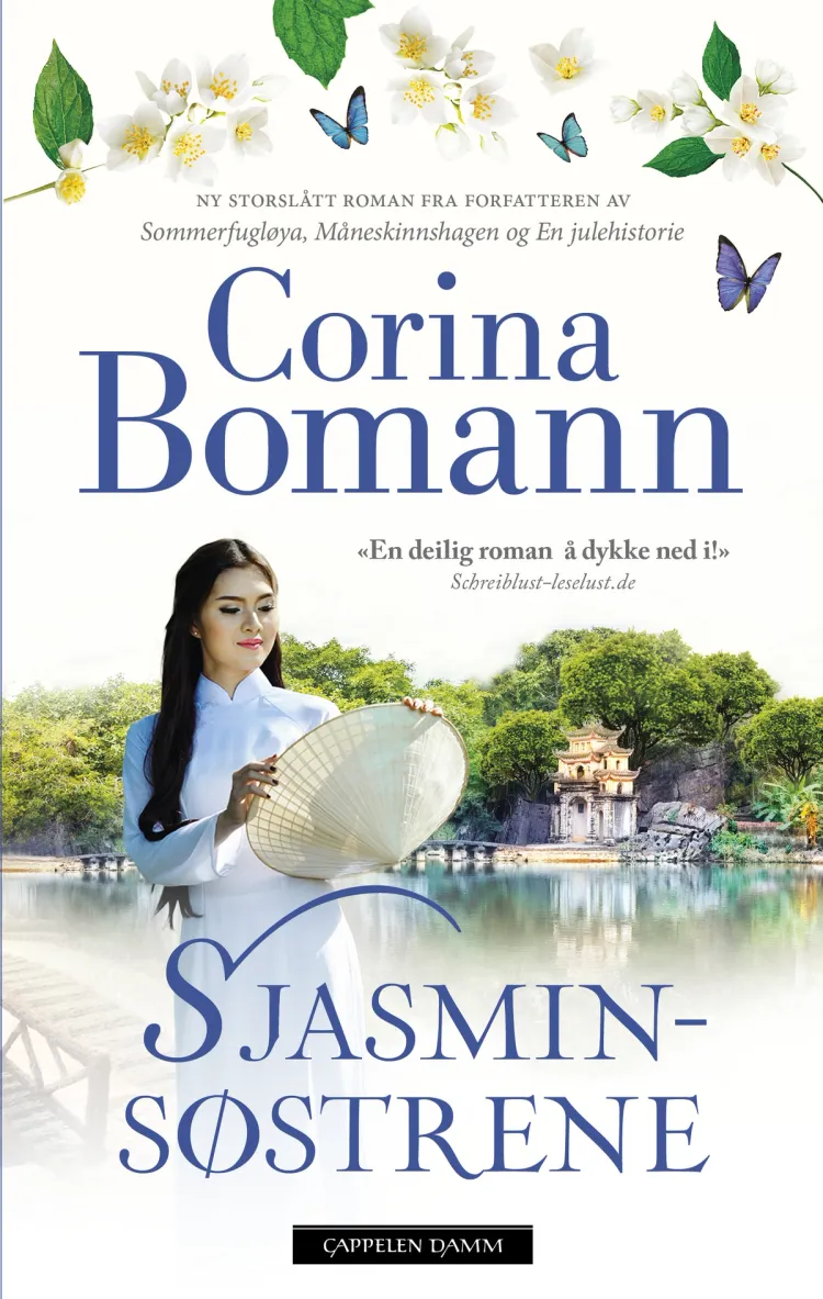 Omslag Sjasminsøstrene av Corina Bomann (Innbundet)