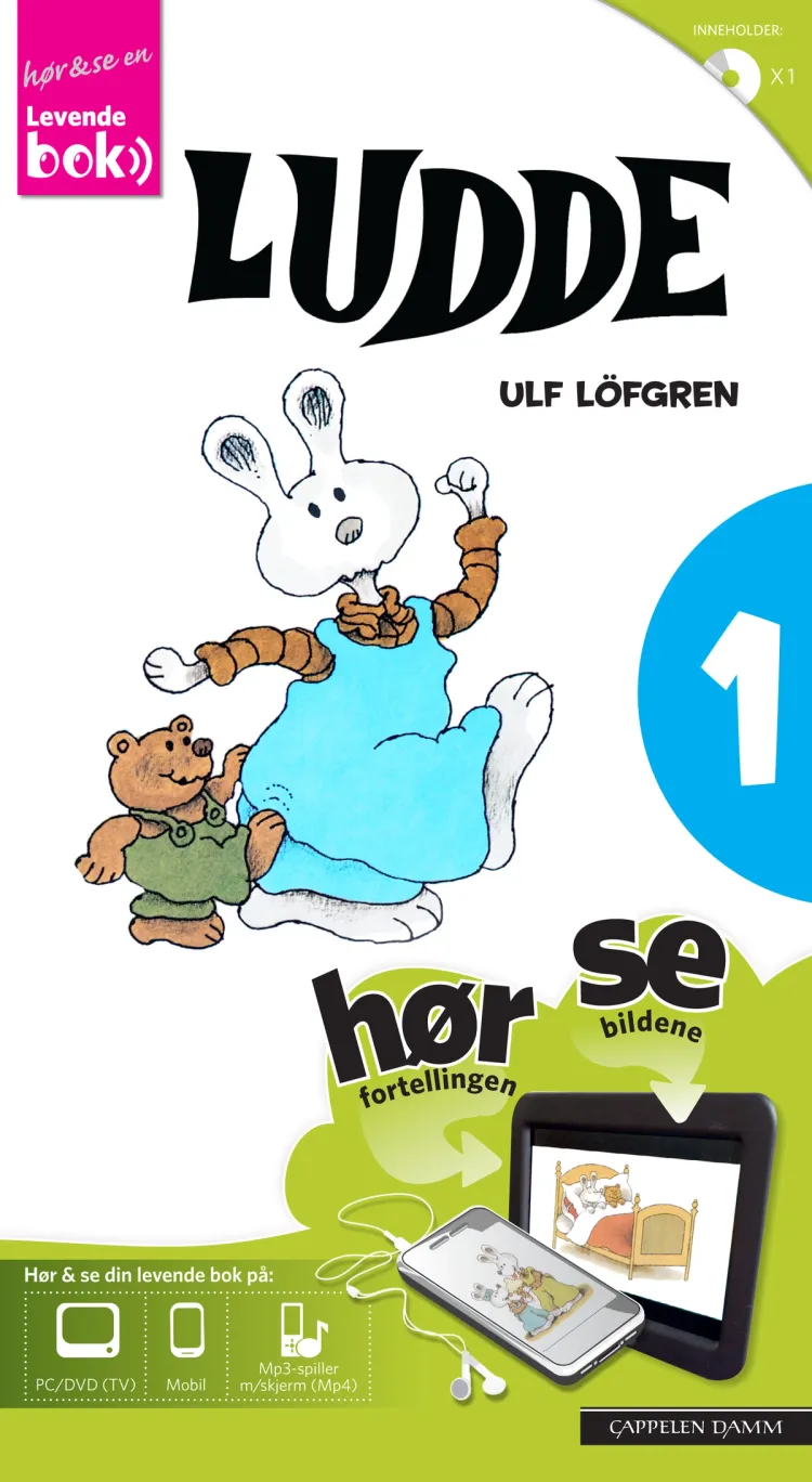 Omslag Ludde 1 - Levende bok av Ulf Löfgren (Ukjent)