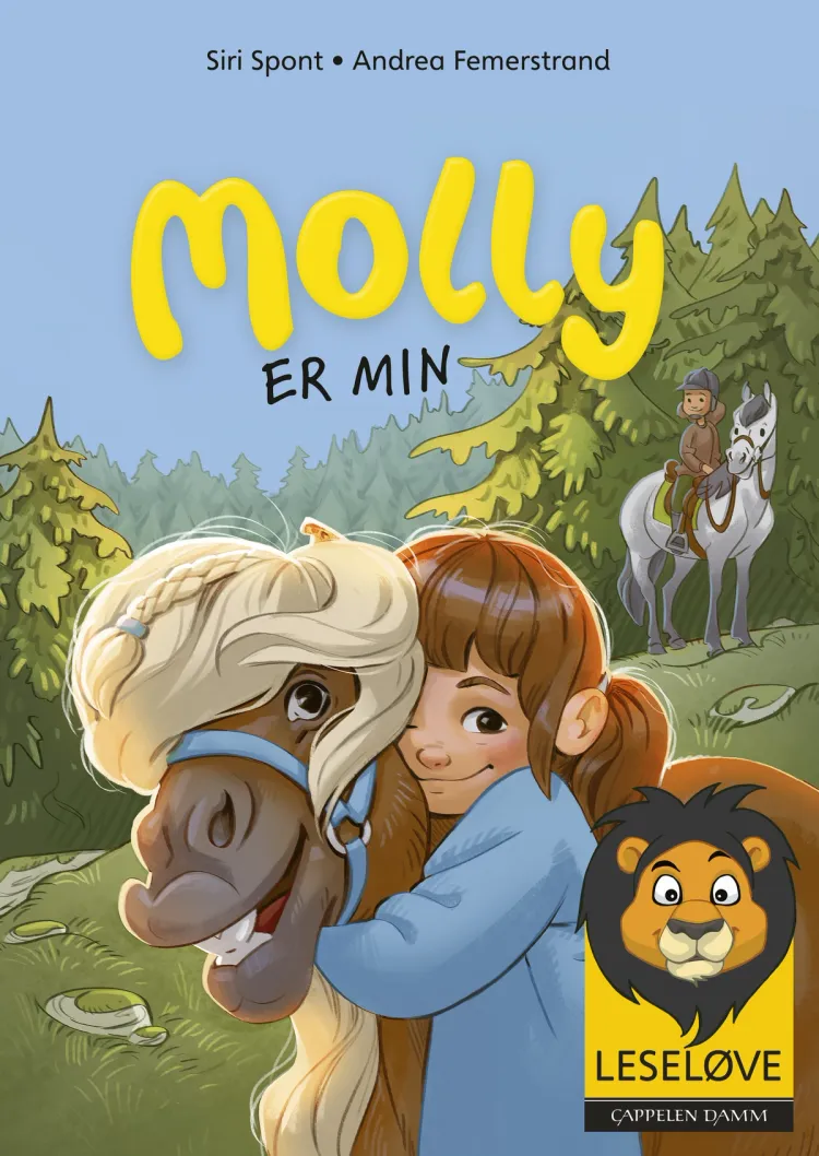 Omslag Leseløve - Molly er min av Siri Spont (Innbundet)