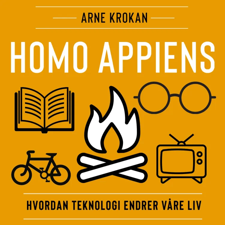 Omslag Homo appiens - Hvordan teknologi endrer våre liv av Arne Krokan (Lydbok)