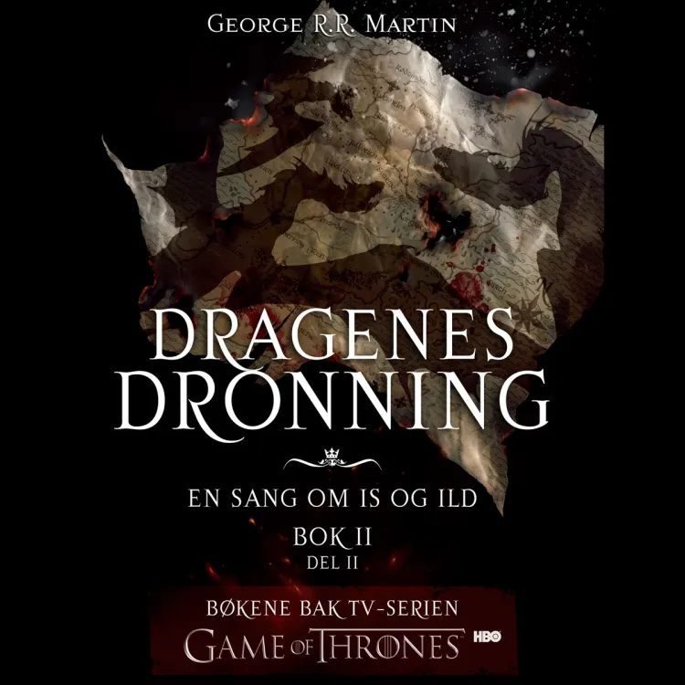 Omslag Dragenes dronning av George R.R. Martin (Lydbok)