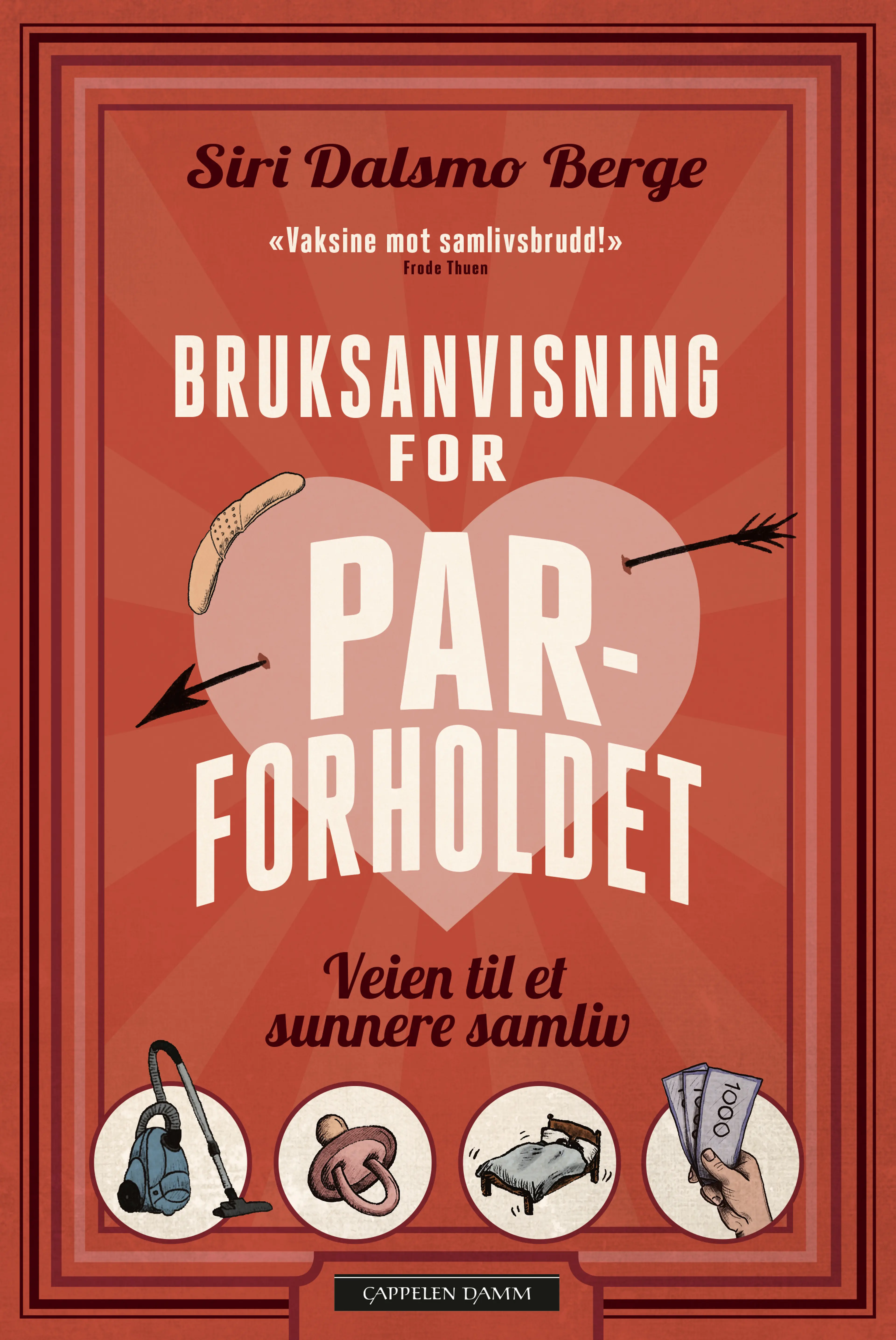 Omslag Bruksanvisning for parforholdet av Siri Dalsmo Berge (Heftet)
