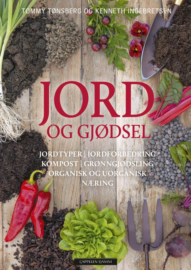Omslag Jord og gjødsel av Kenneth Ingebretsen og Tommy Tønsberg (Innbundet)