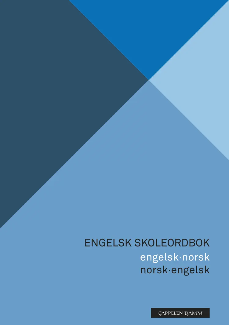 Omslag Engelsk skoleordbok av Herbert Svenkerud, Kari Bjerkeng og Anne Lerø (Innbundet)
