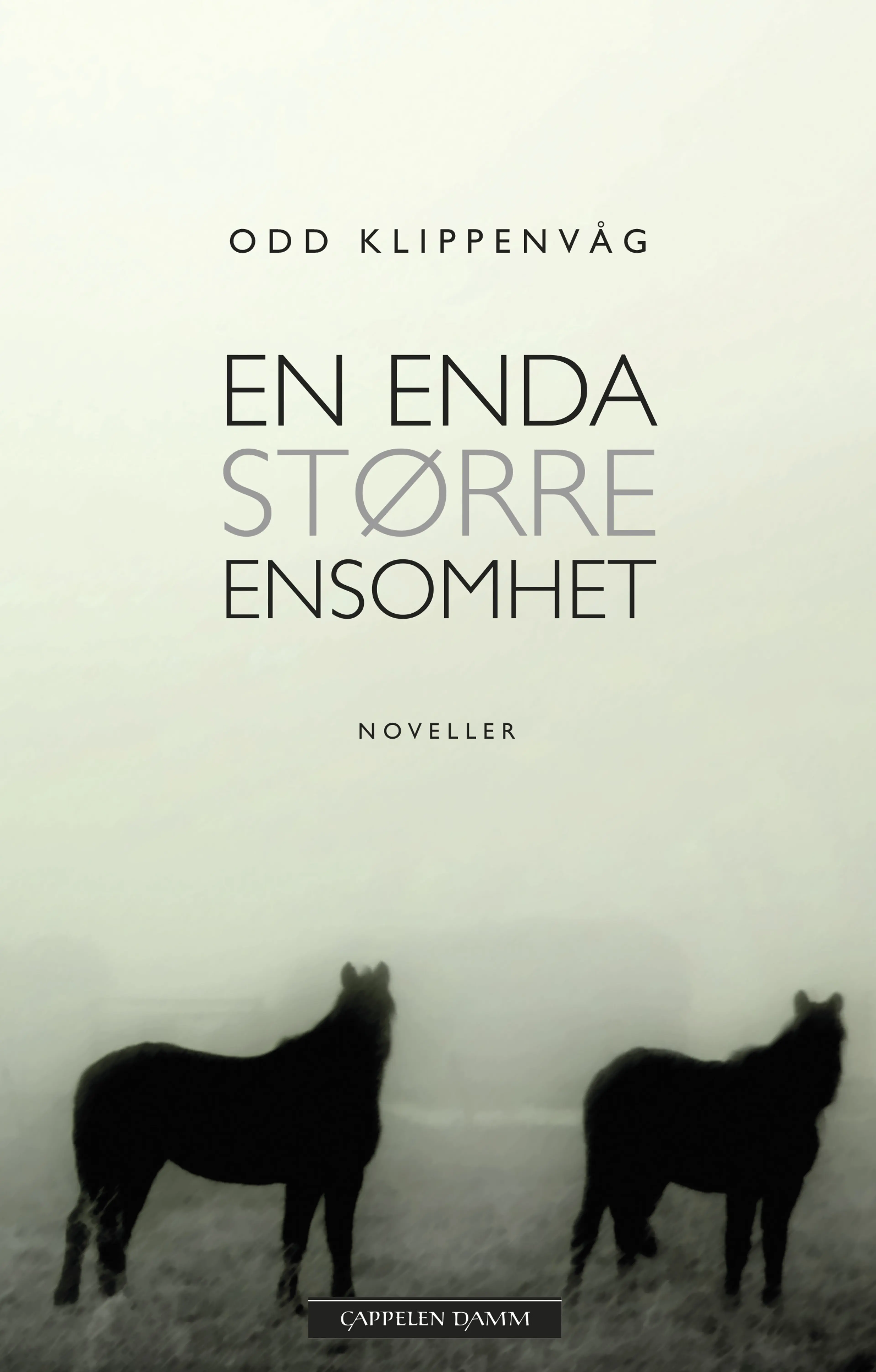 Omslag En enda større ensomhet av Odd Klippenvåg (Ebok)