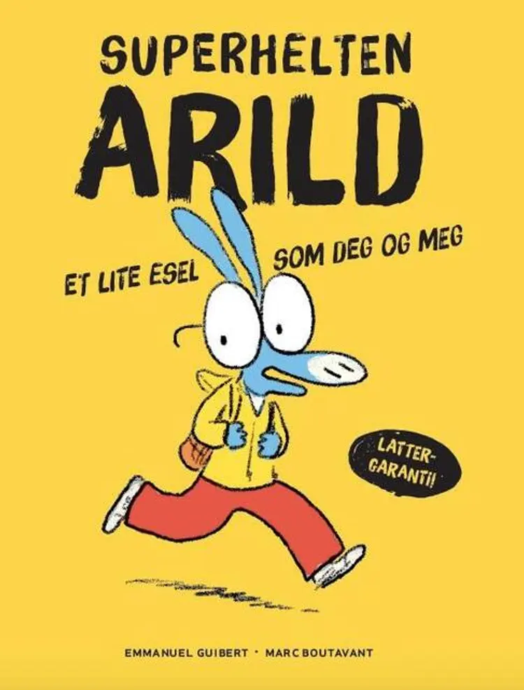 Omslag Superhelten Arild av Emmanuel Guibert (Innbundet)