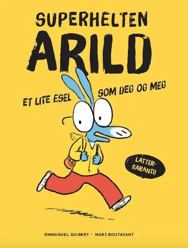 Omslag Superhelten Arild av Emmanuel Guibert (Innbundet)