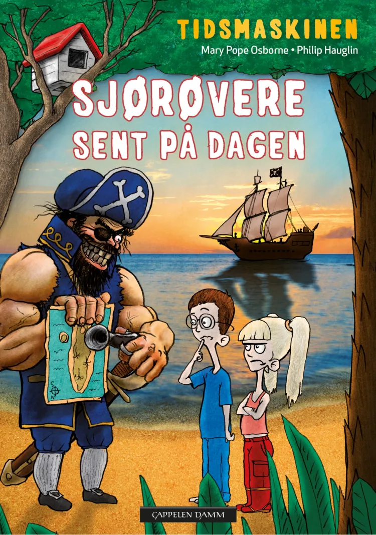 Omslag Sjørøvere sent på dagen av Mary Pope Osborne (Innbundet)