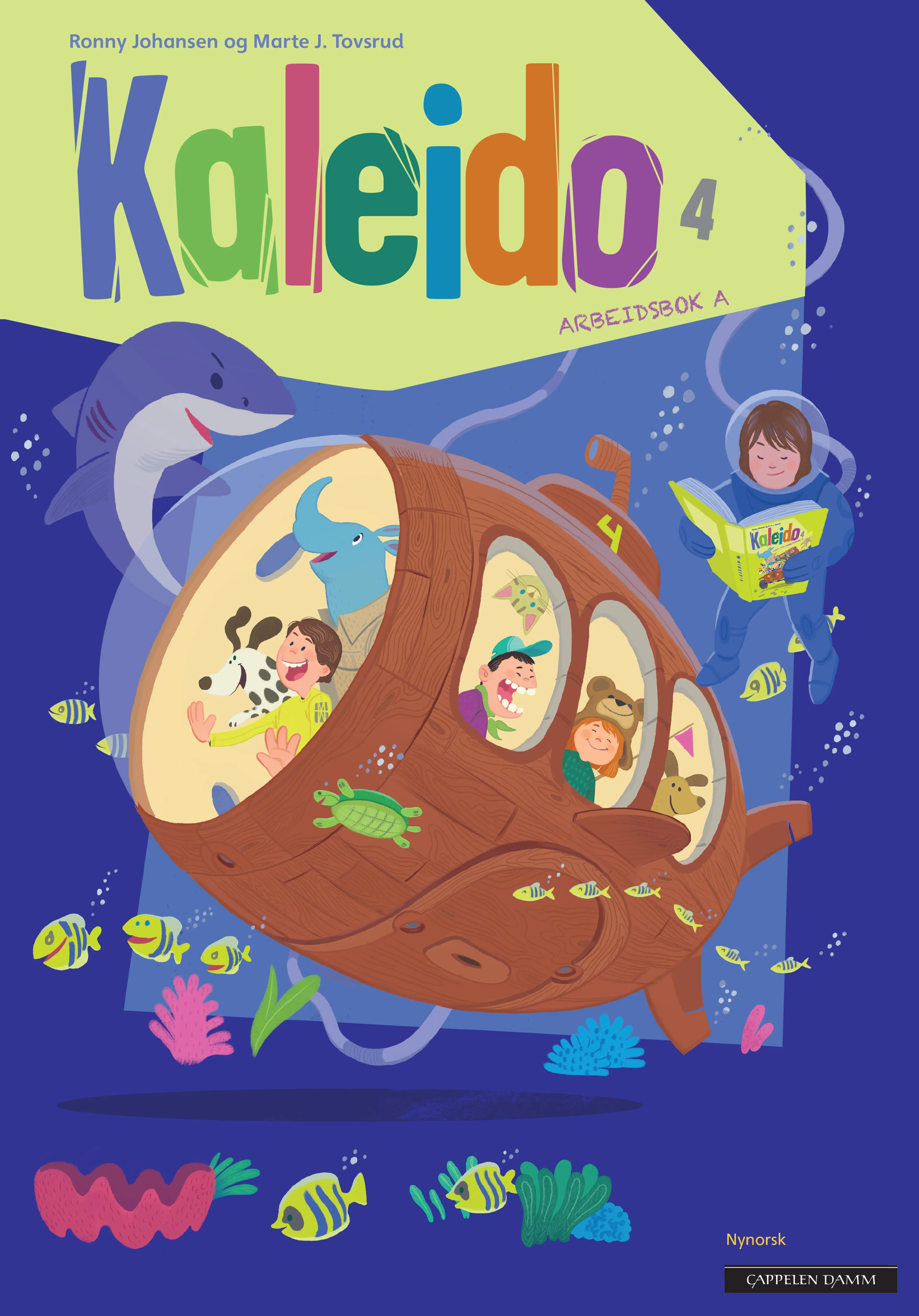 Omslag Kaleido 4 Arbeidsbok A av Ronny Johansen og Marte Jørgensen Tovsrud (Heftet)