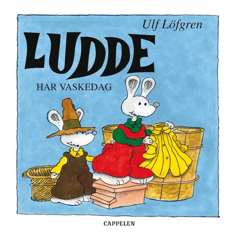 Omslag Ludde har vaskedag av Ulf Löfgren (Innbundet)