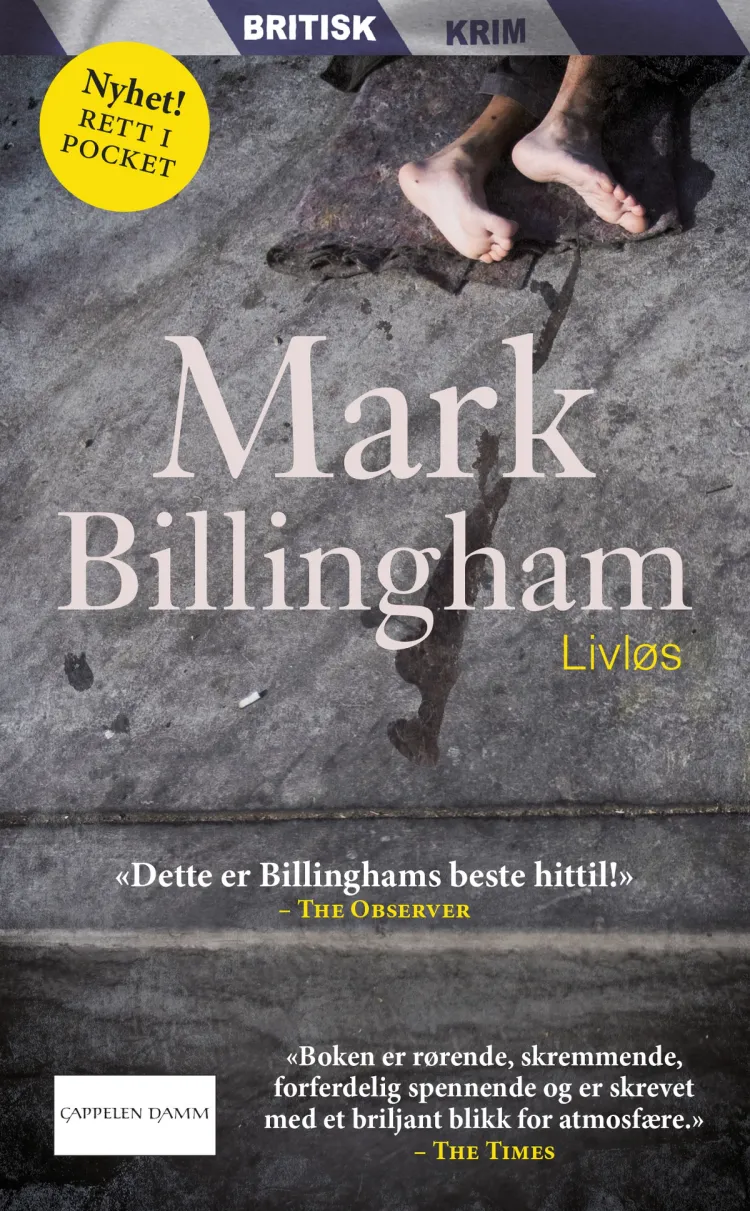 Omslag Livløs av Mark Billingham (Ebok)