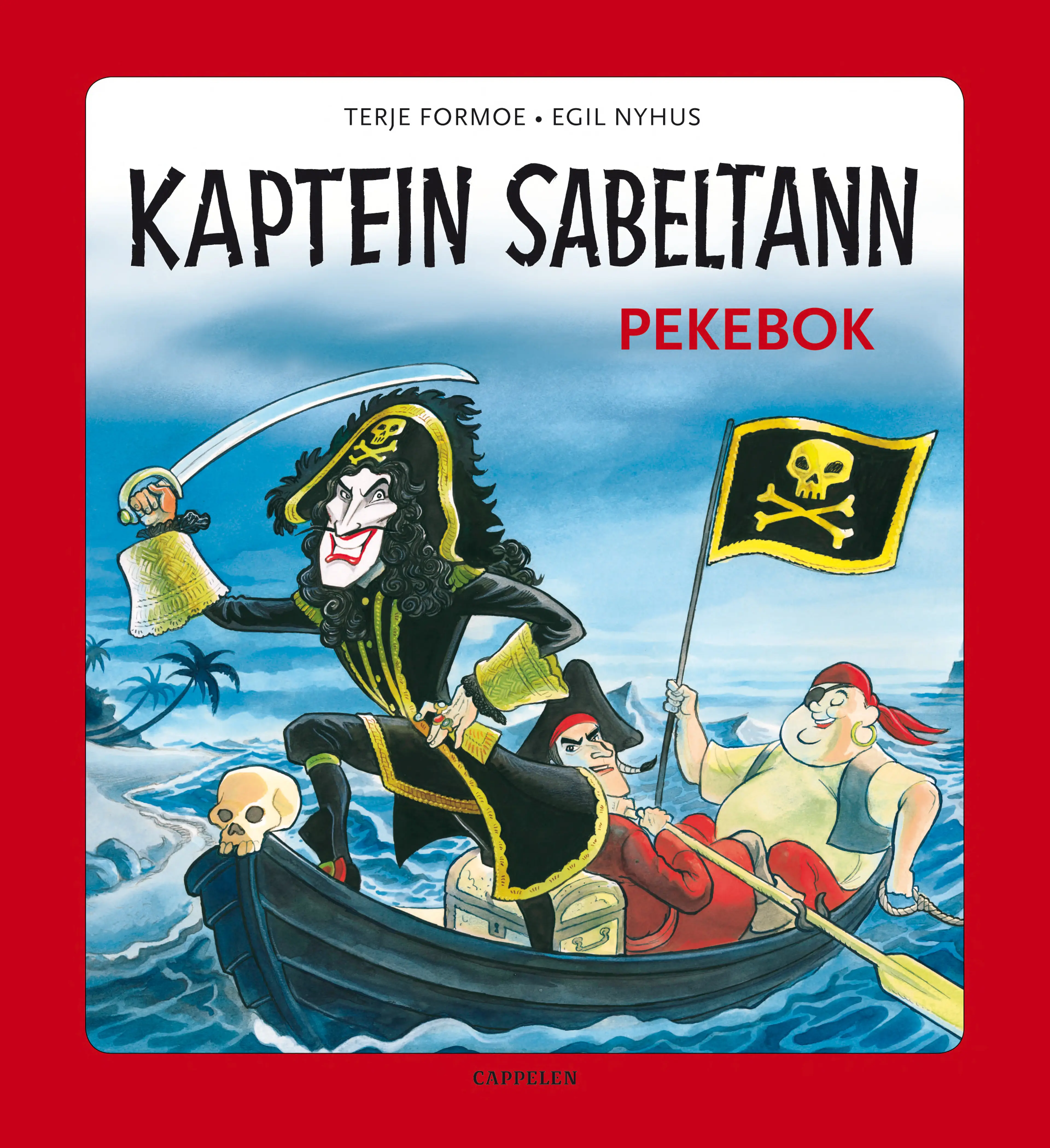 Omslag Kaptein Sabeltann - Pekebok av Terje Formoe / Egil Nyhus (Innbundet)