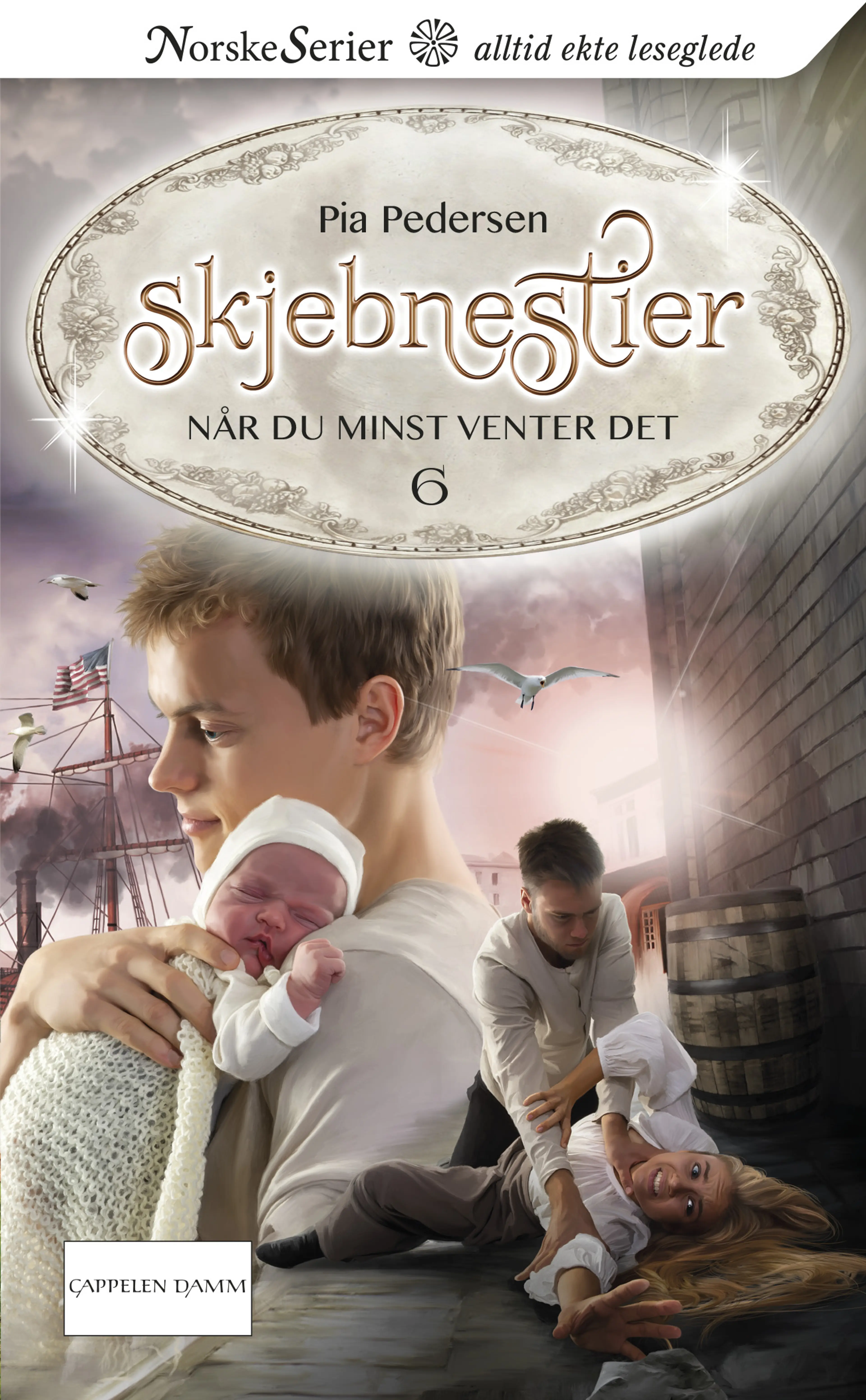 Omslag Når du minst venter det av Pia Pedersen (Ebok)