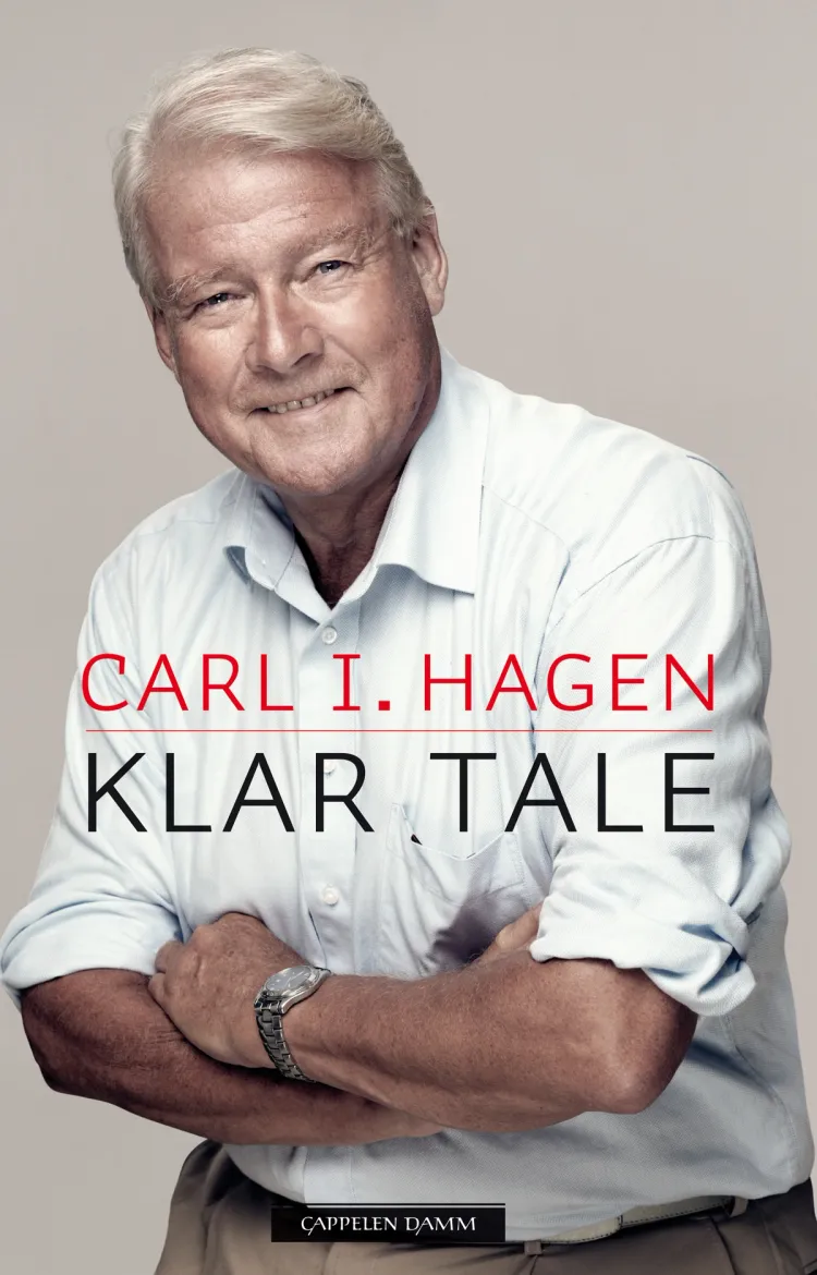 Omslag Klar tale av Carl I. Hagen (Innbundet)