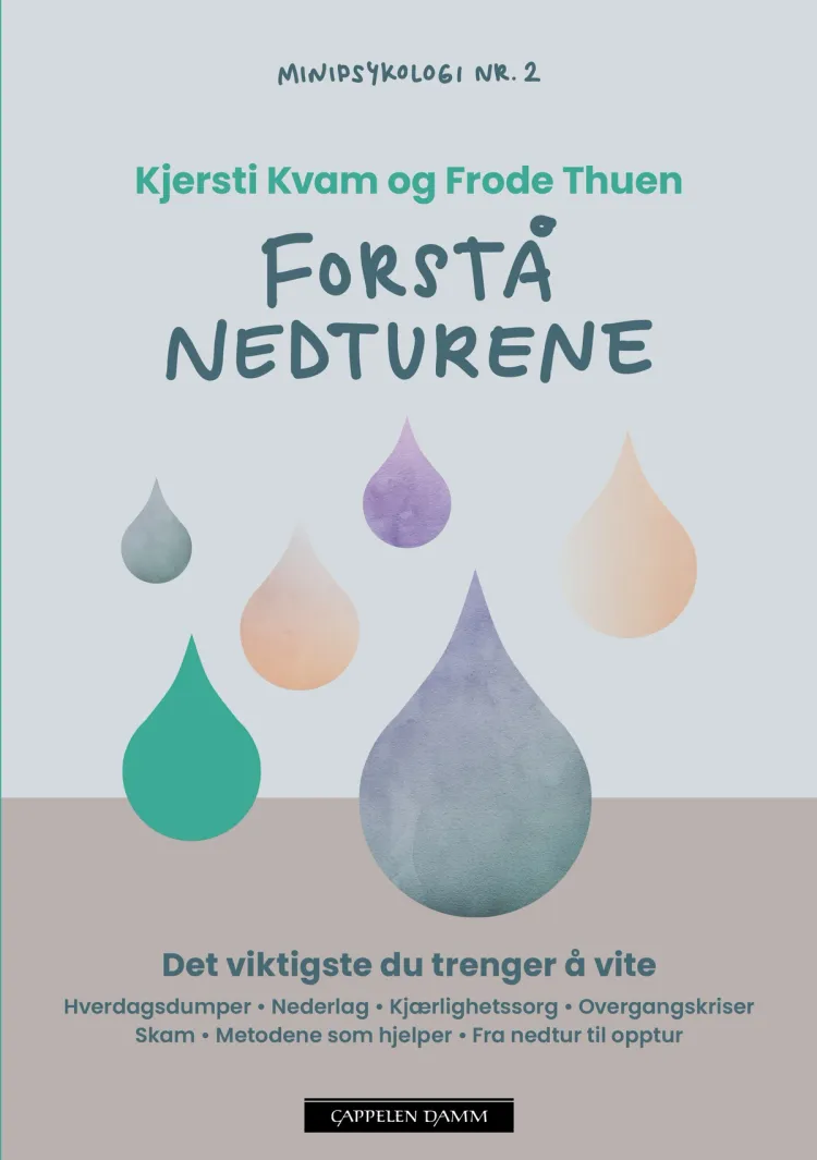 Omslag Forstå nedturene av Kjersti Kvam og Frode Thuen (Ebok)