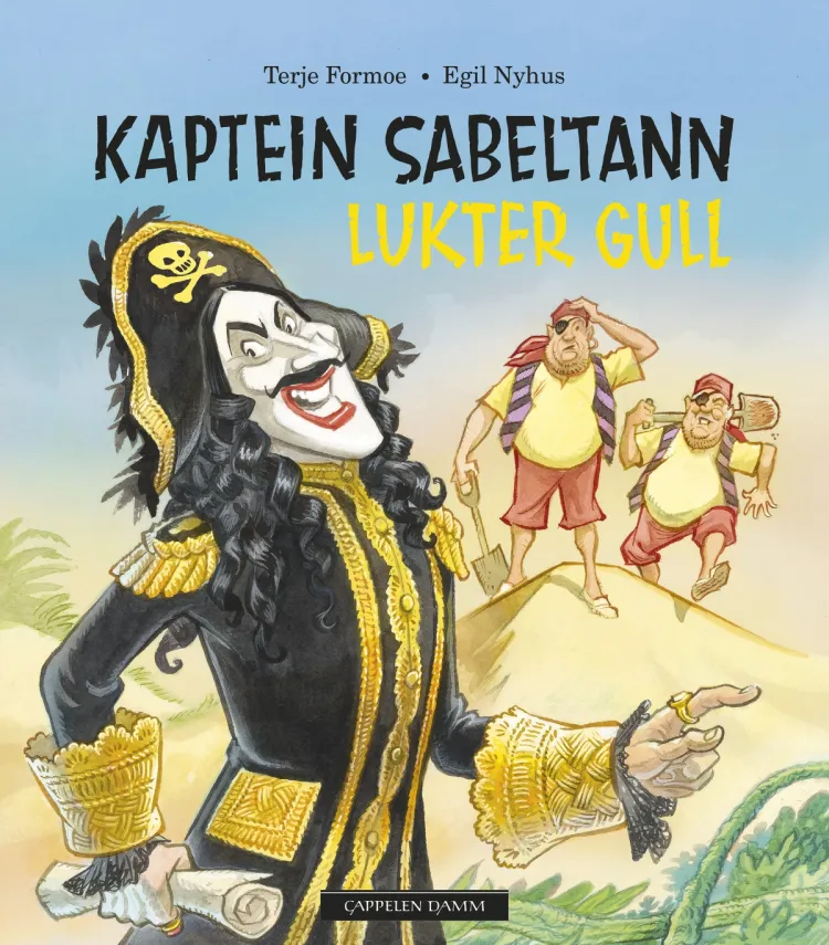 Omslag Kaptein Sabeltann lukter gull av Terje Formoe (Innbundet)