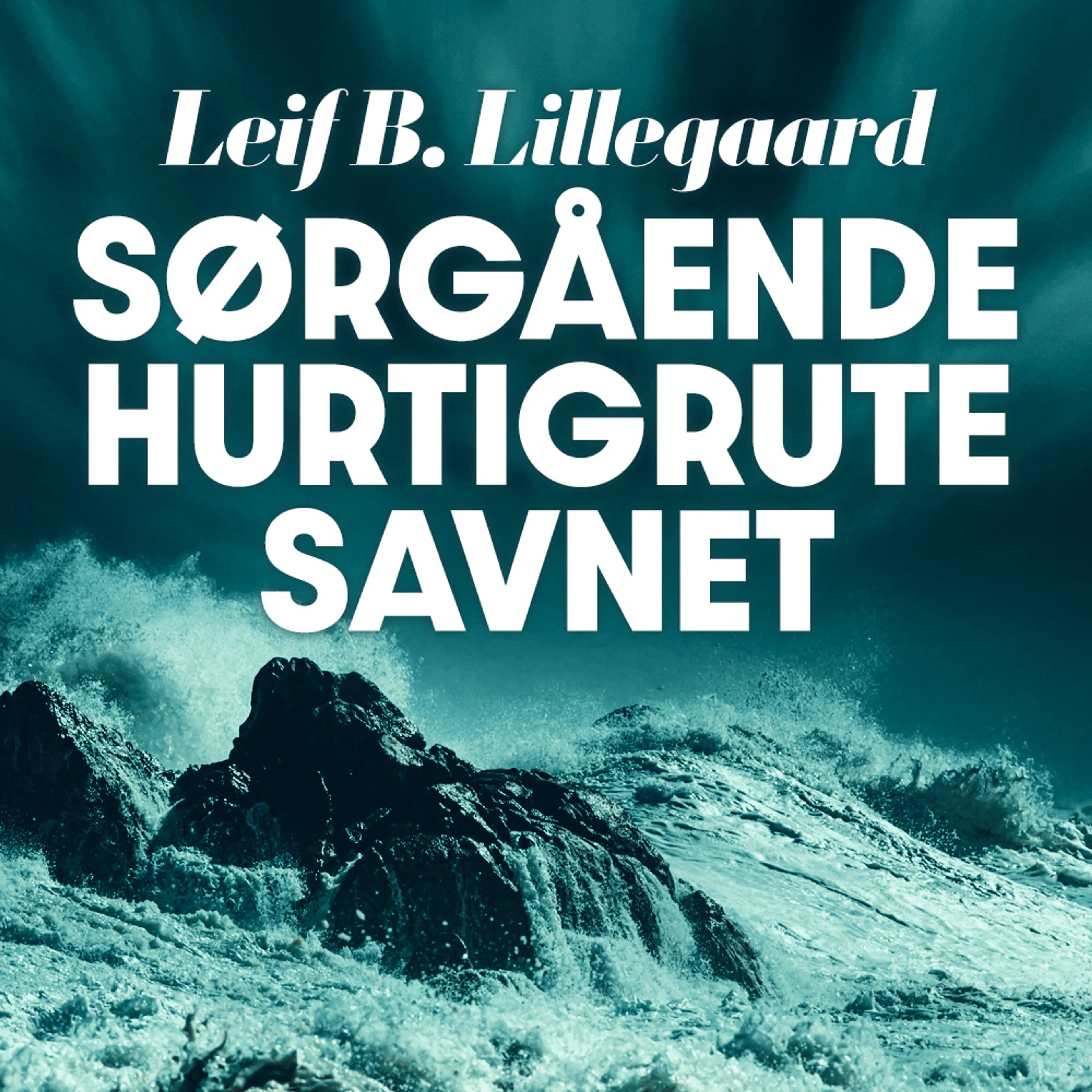 Omslag Sørgående hurtigrute savnet av Leif B. Lillegaard (Lydbok)