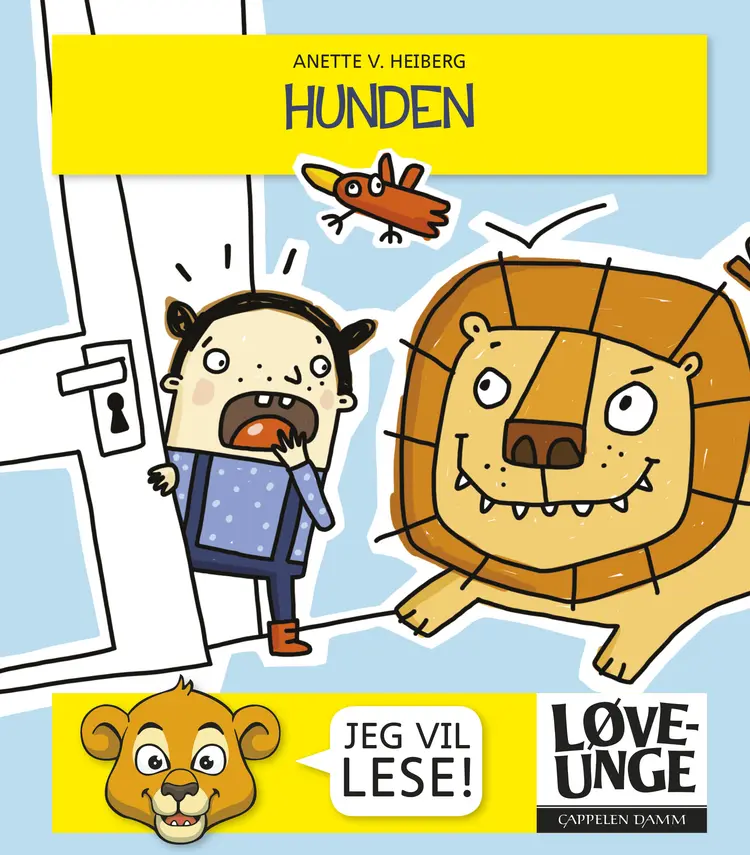 Omslag Løveunge - Hunden av Anette V. Heiberg (Innbundet)