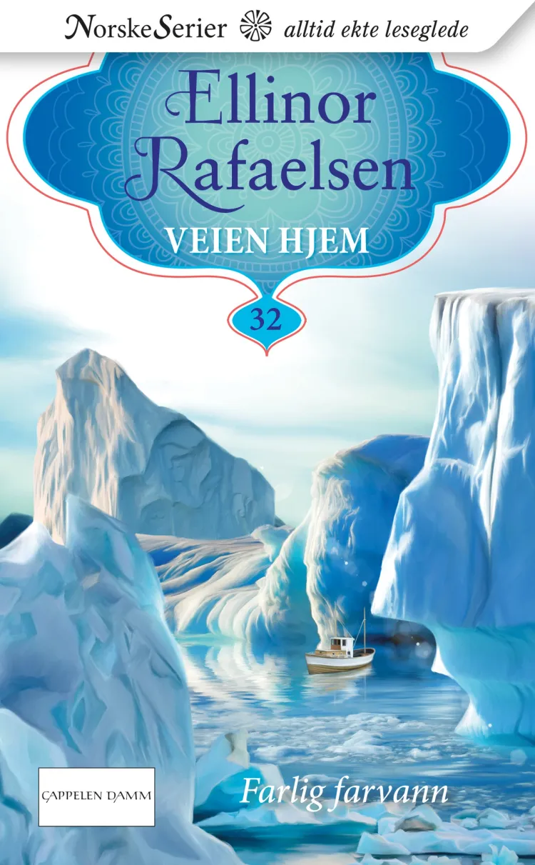 Omslag Farlig farvann av Ellinor Rafaelsen (Ebok)