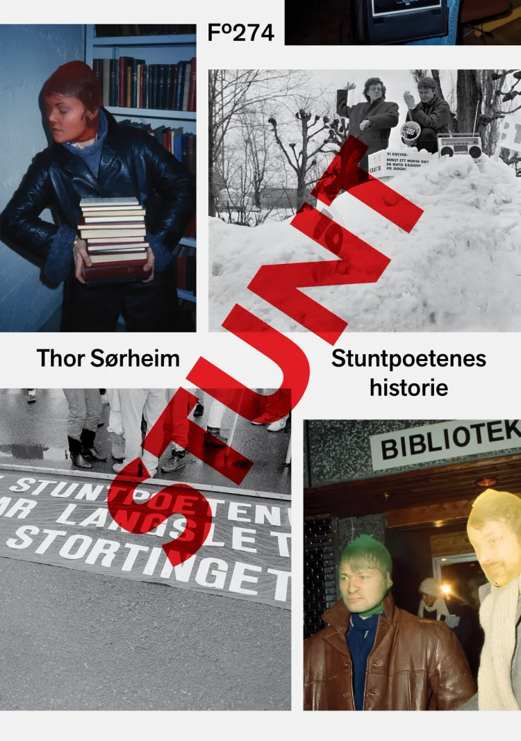 Omslag Stuntpoetenes historie av Thor Sørheim (Innbundet)