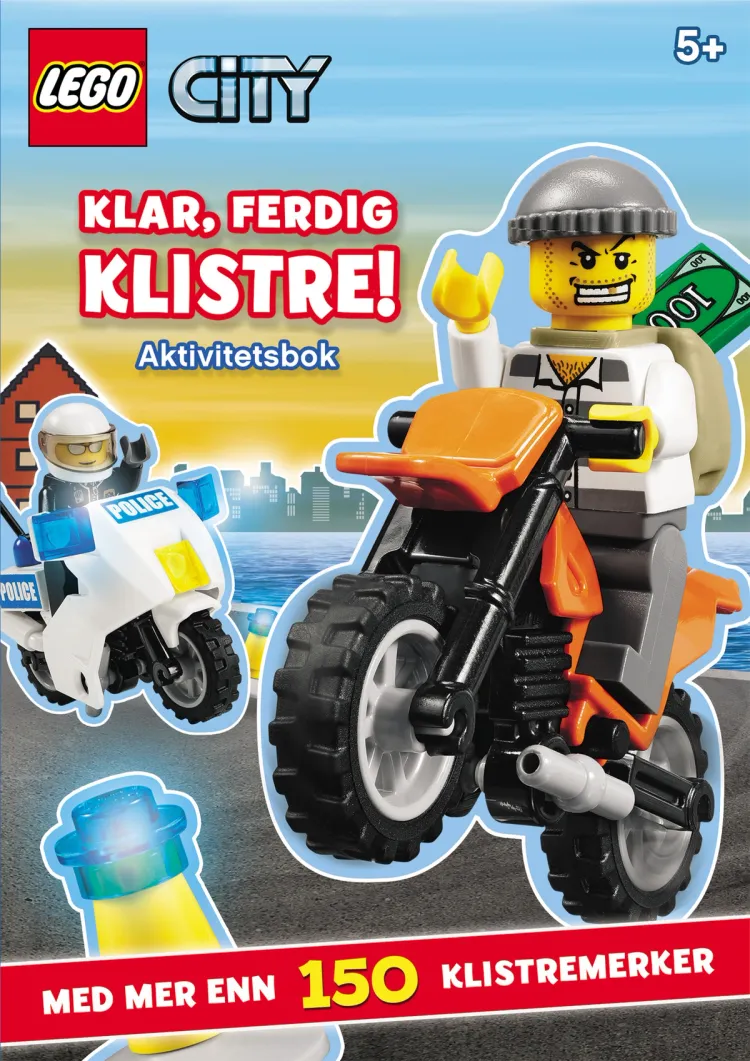 Omslag LEGO® City - Klar, ferdig, klistre! (Heftet)